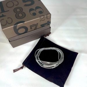 Fossil silver bracelet